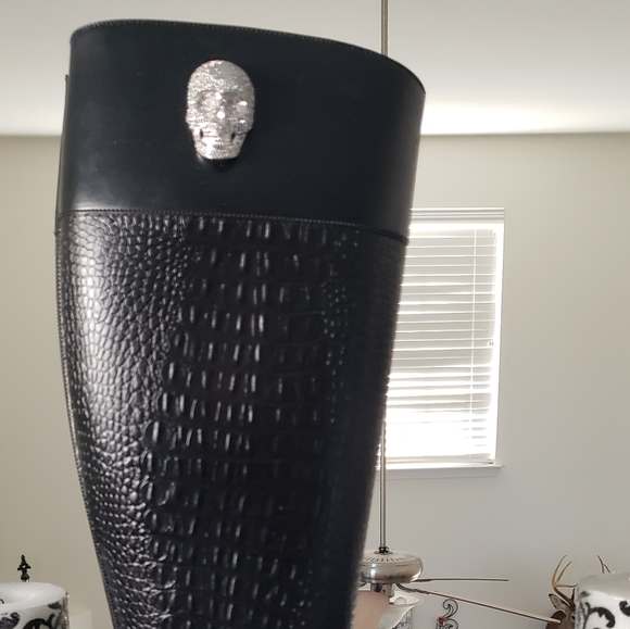 Philipp Plein Shoes - Beautiful Philipp Plein "Reptila" Boots